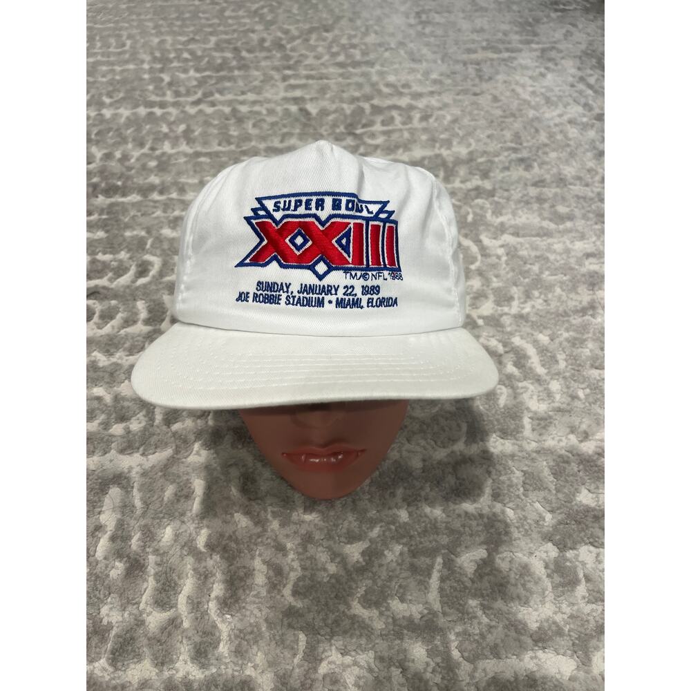 Superbowl XXIII 1989 Miami Flordia HAT vintage collector
